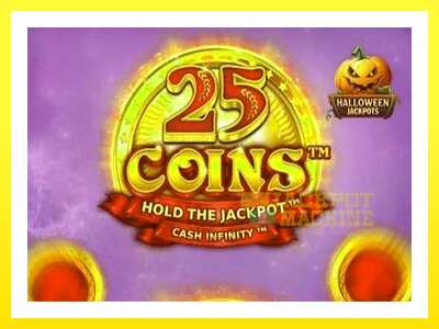 ゲーム機 25 Coins Halloween Jackpots - お金のためのゲーム